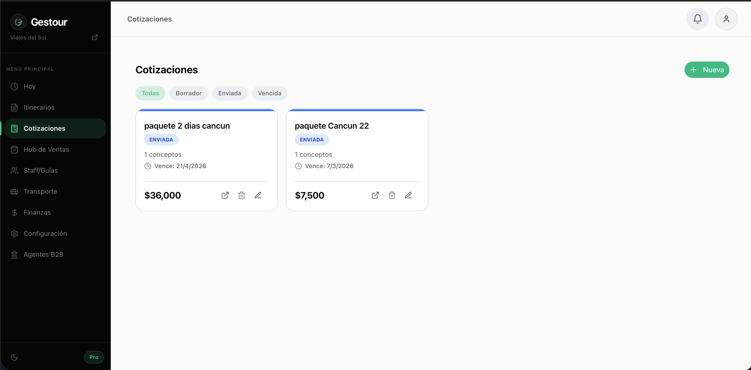 Cotizaciones Pro Mockup